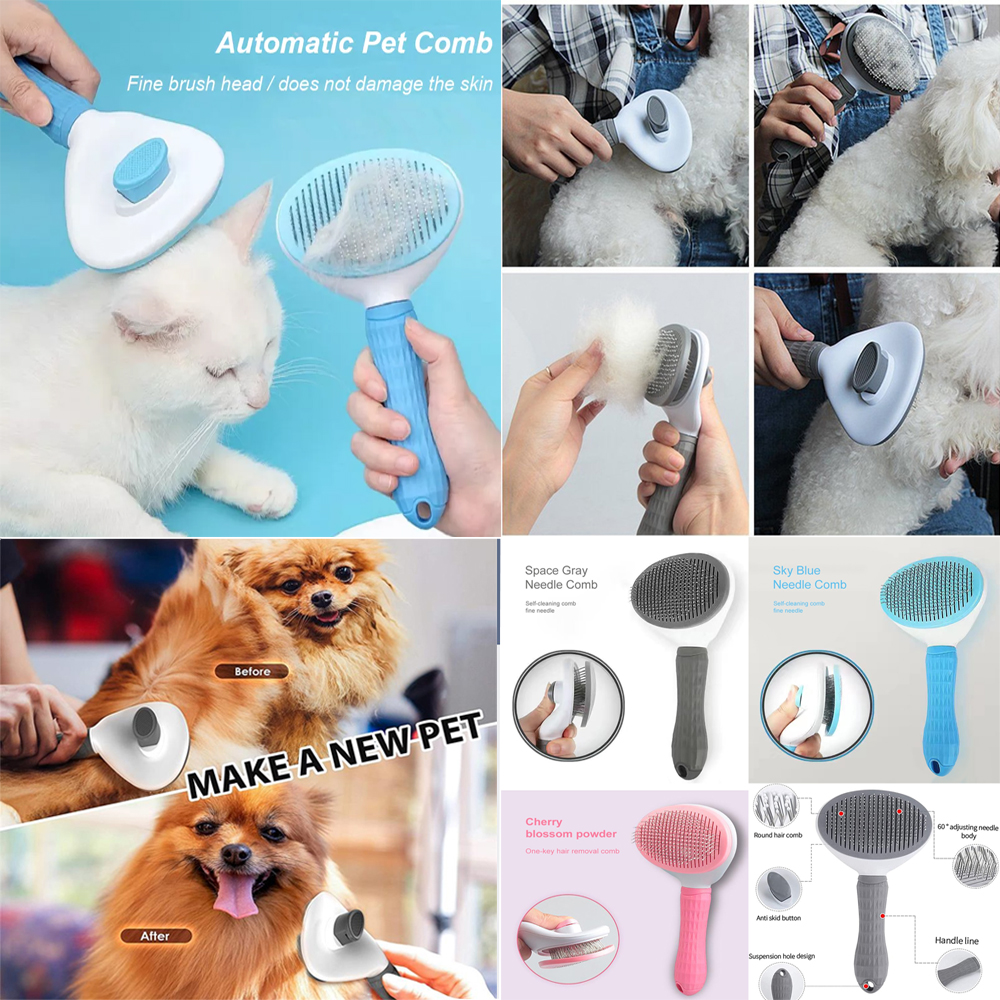 Otomatik Temizlenen Evcil Hayvan Tarağı