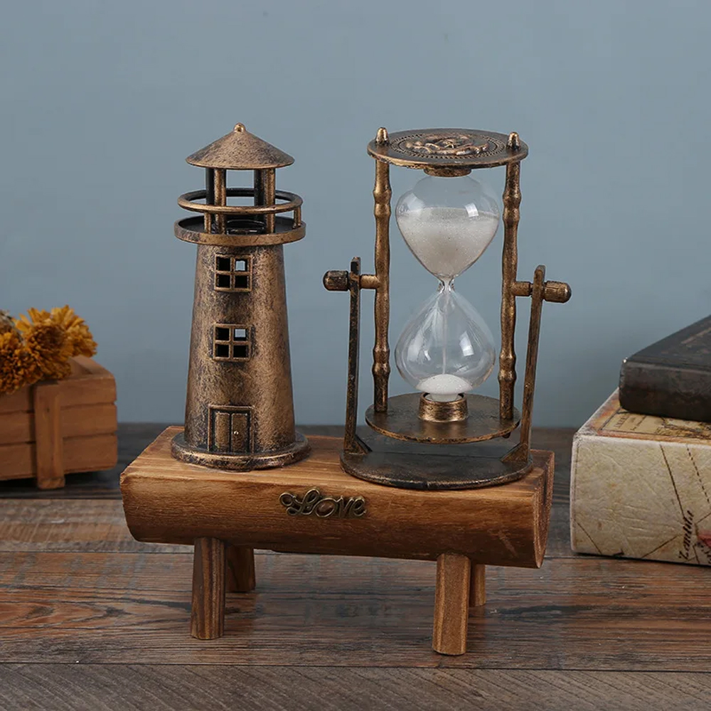 Toptan Dekoratif Deniz Feneri Kum Saati