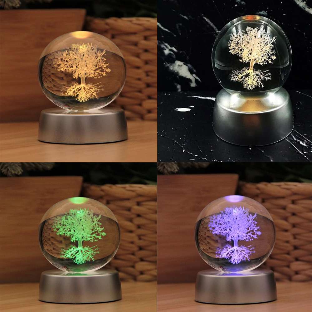 Toptan Hayat Ağaçı Tasarımlı Cam Küre