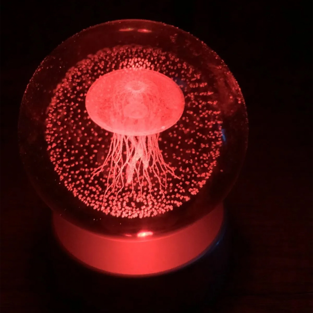 Toptan Renk Değiştiren Deniz Anası Cam Küre