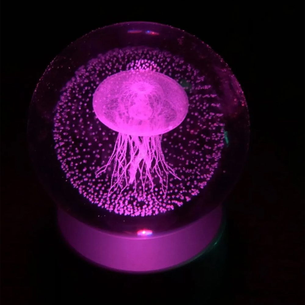 Toptan Renk Değiştiren Deniz Anası Cam Küre