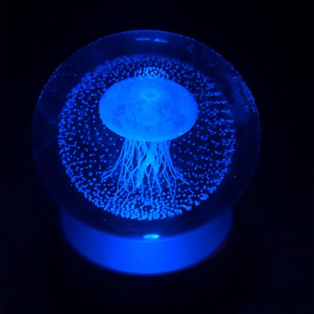 Toptan Renk Değiştiren Deniz Anası Cam Küre