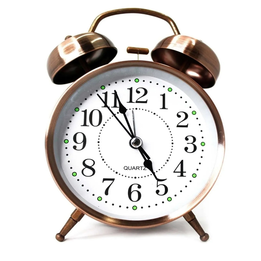 Toptan Büyük Boy Metal Bakır Çalar Saat