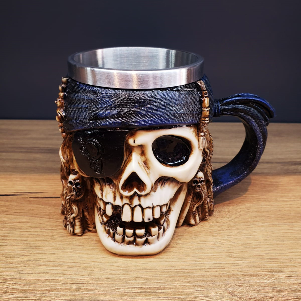 Toptan 3D Boyutlu Korsan Kupa Bardak