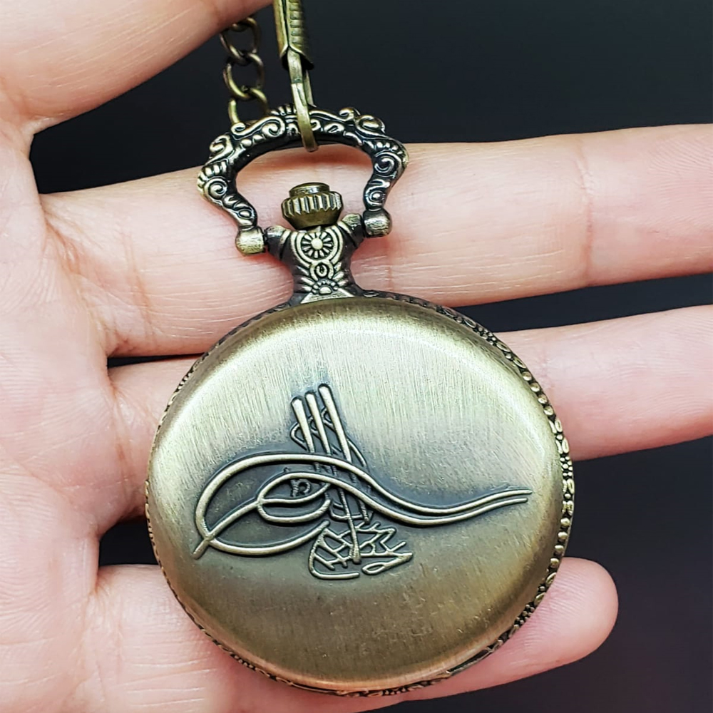 Toptan Osmanlı Tuğralı Köstekli Saat