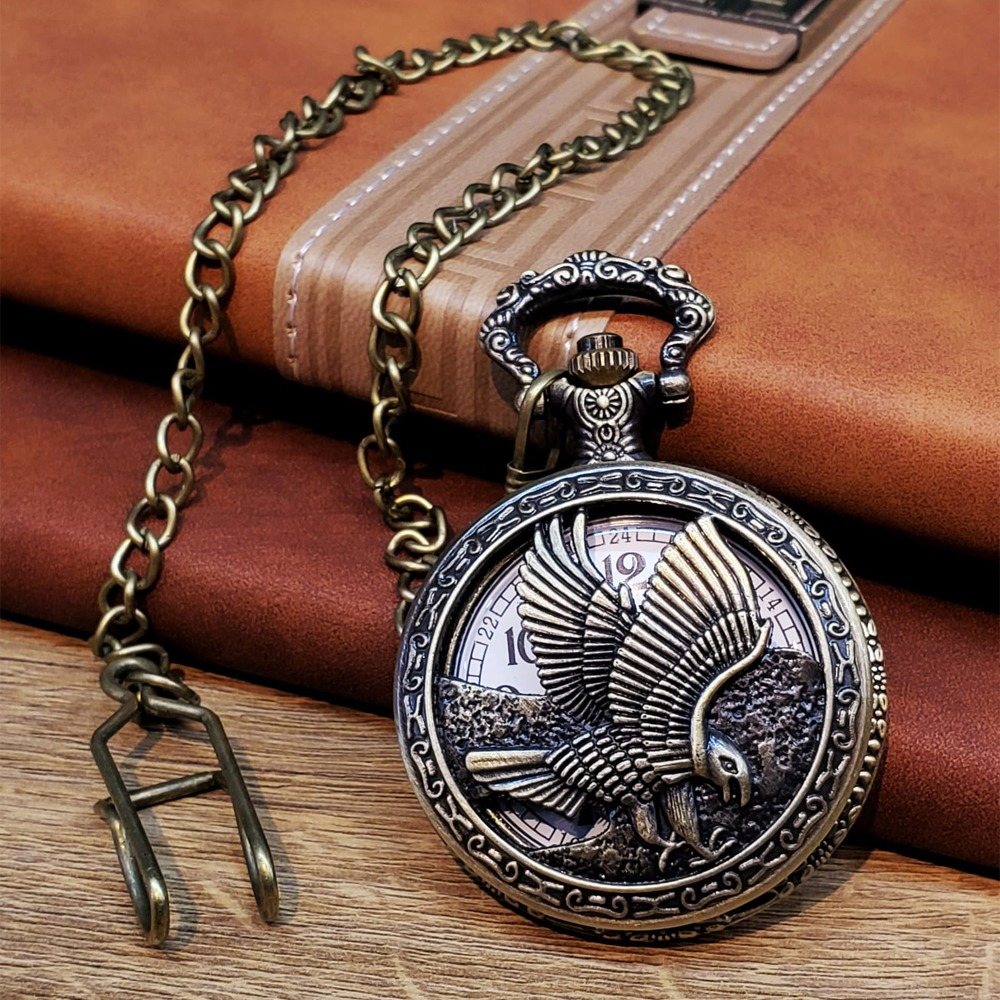 Toptan Kartal Tasarımlı Köstekli Saat