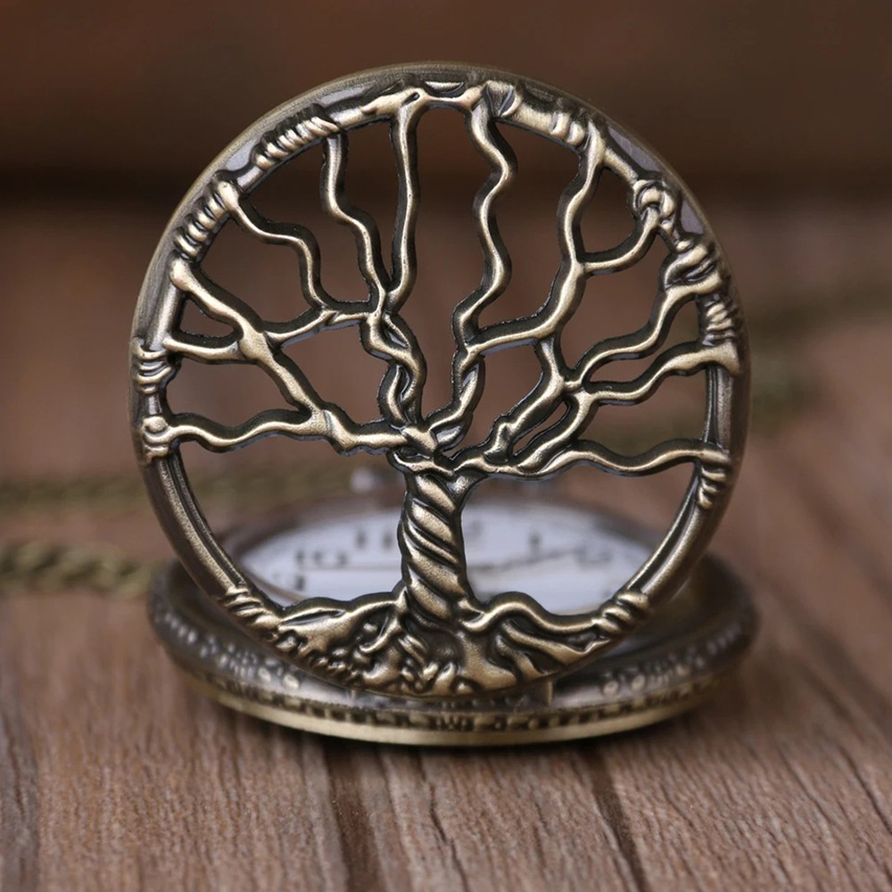 Toptan Hayat Ağaçı Tasarımlı Köstekli Saat