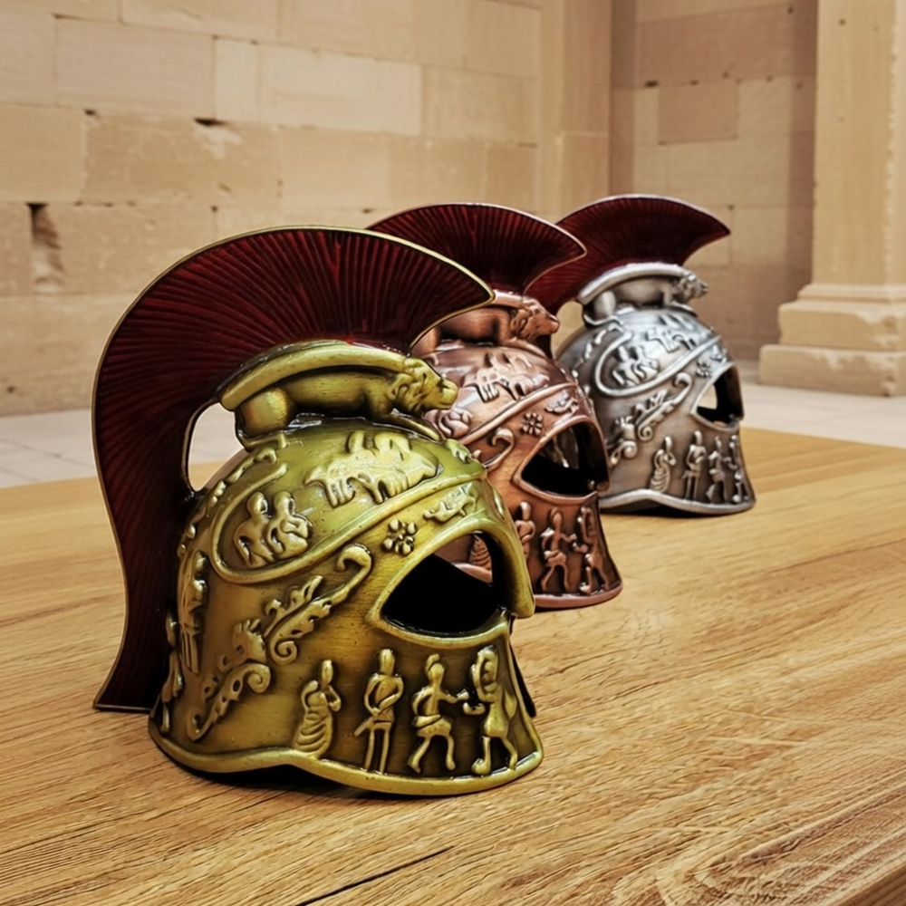 Toptan Metal Dekoratif Şövalye Miğferi