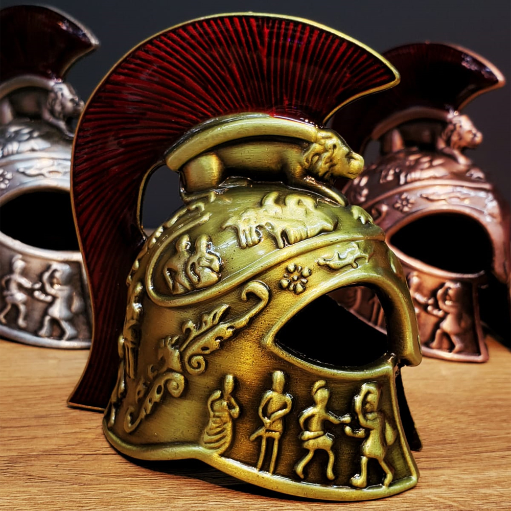 Toptan Metal Dekoratif Şövalye Miğferi