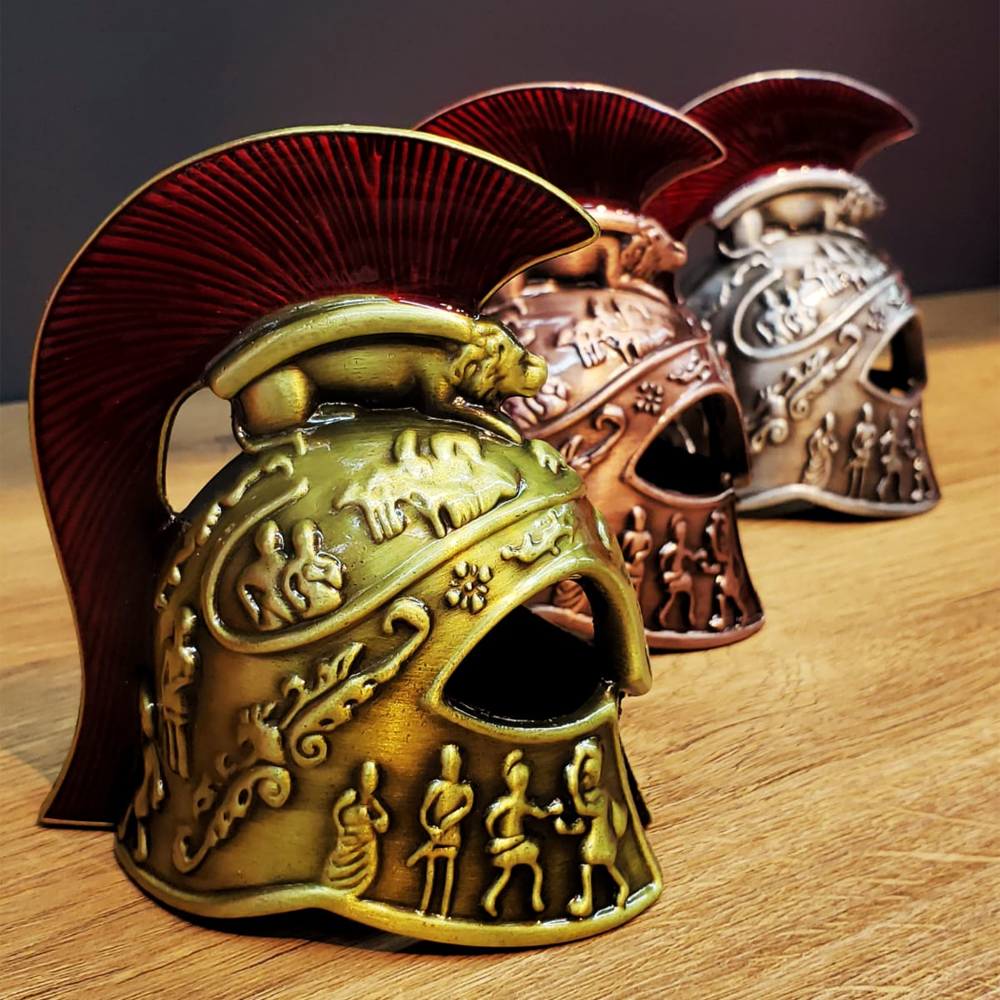 Toptan Metal Dekoratif Şövalye Miğferi