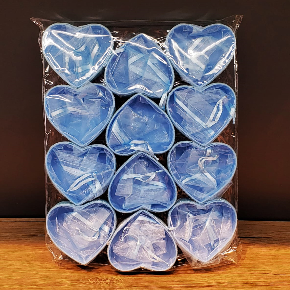 Toptan Kalp Tasarımlı Tül Kese