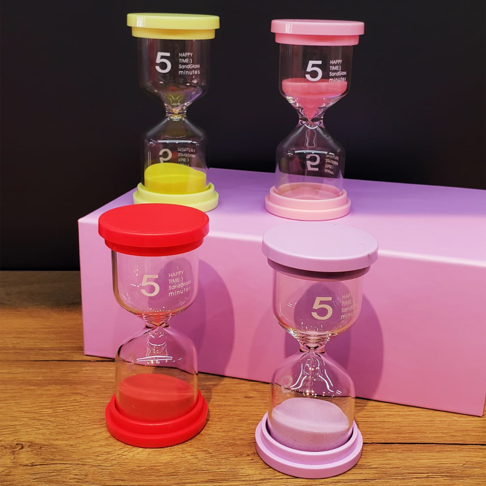 Toptan Renkli 5 Dakikalık Kum Saati