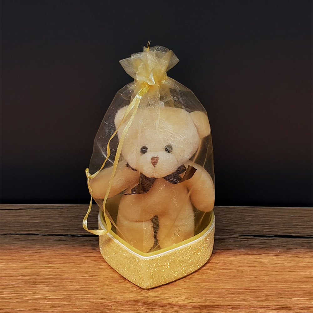 Toptan Hediyelik Kese İçinde Ayıcık