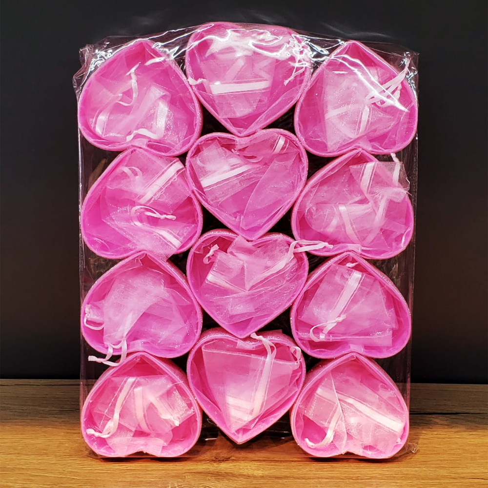 Toptan Pembe Tül Kese