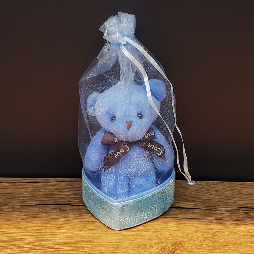 Toptan Doğum Hediyesi Kese İçinde Ayıcık