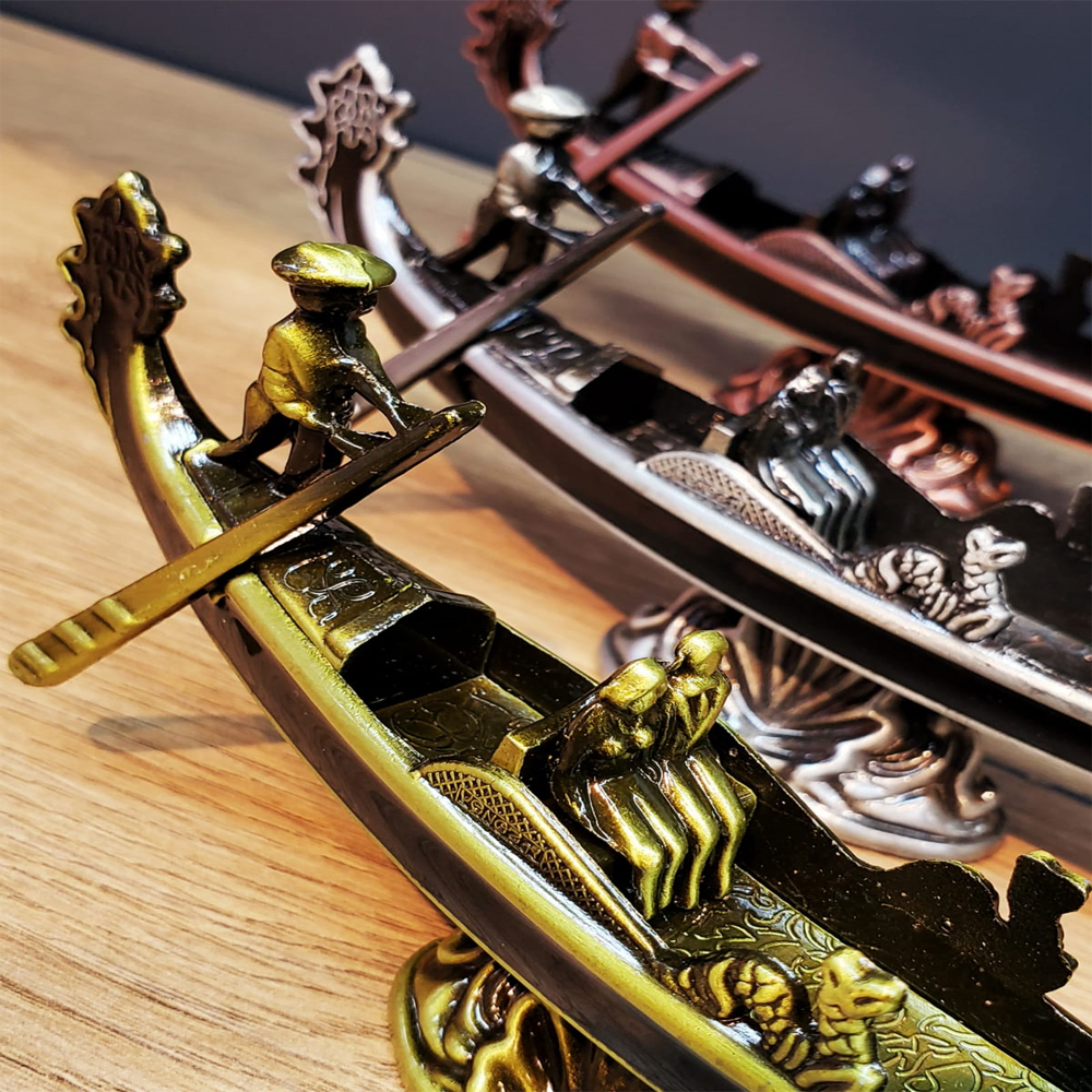 Toptan Metal Dekoratif Venedik Kayık