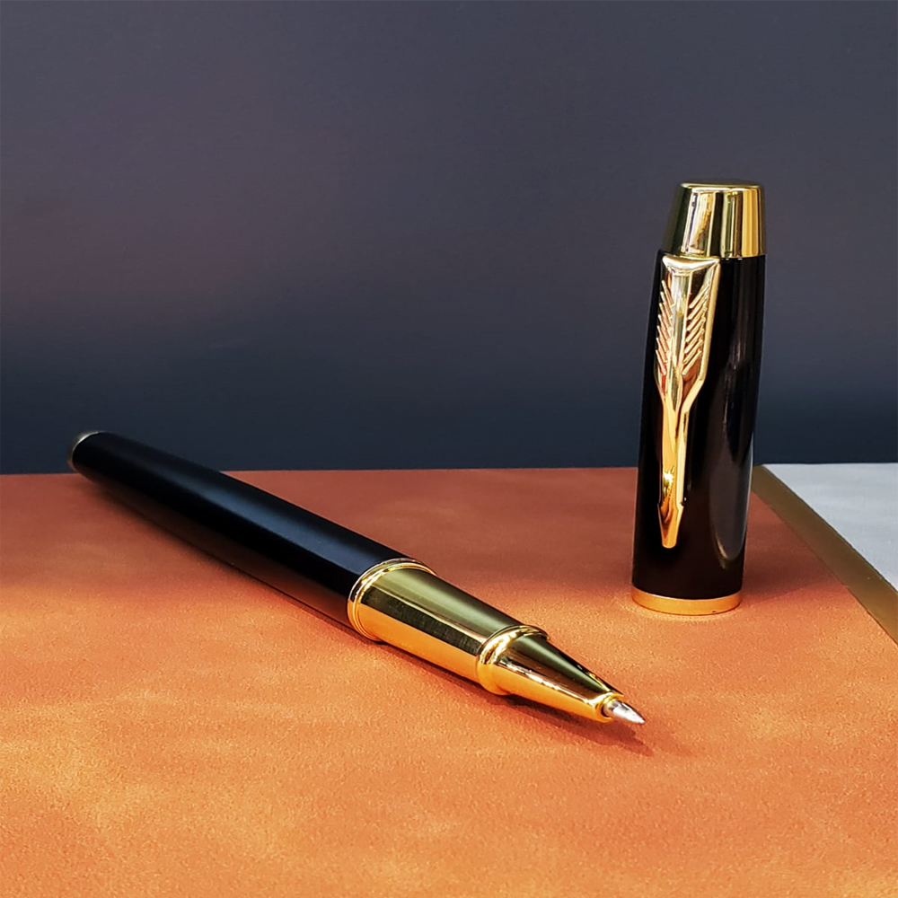 Toptan Metal Siyah Gold Kalem