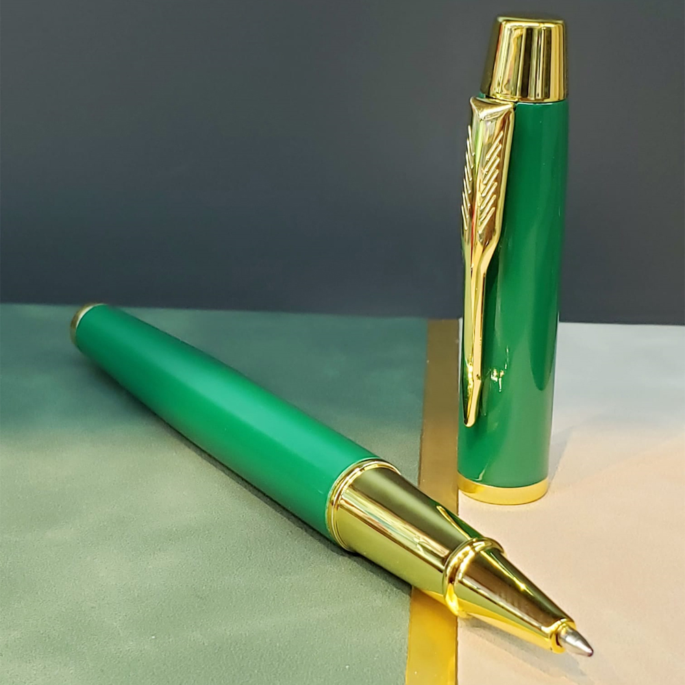 Toptan Yeşil Metal Roller Kalem