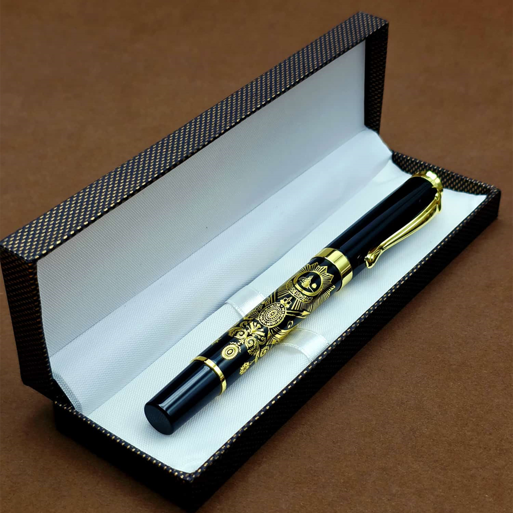 Toptan Kutulu Osmanlı Tuğralı Metal Kalem