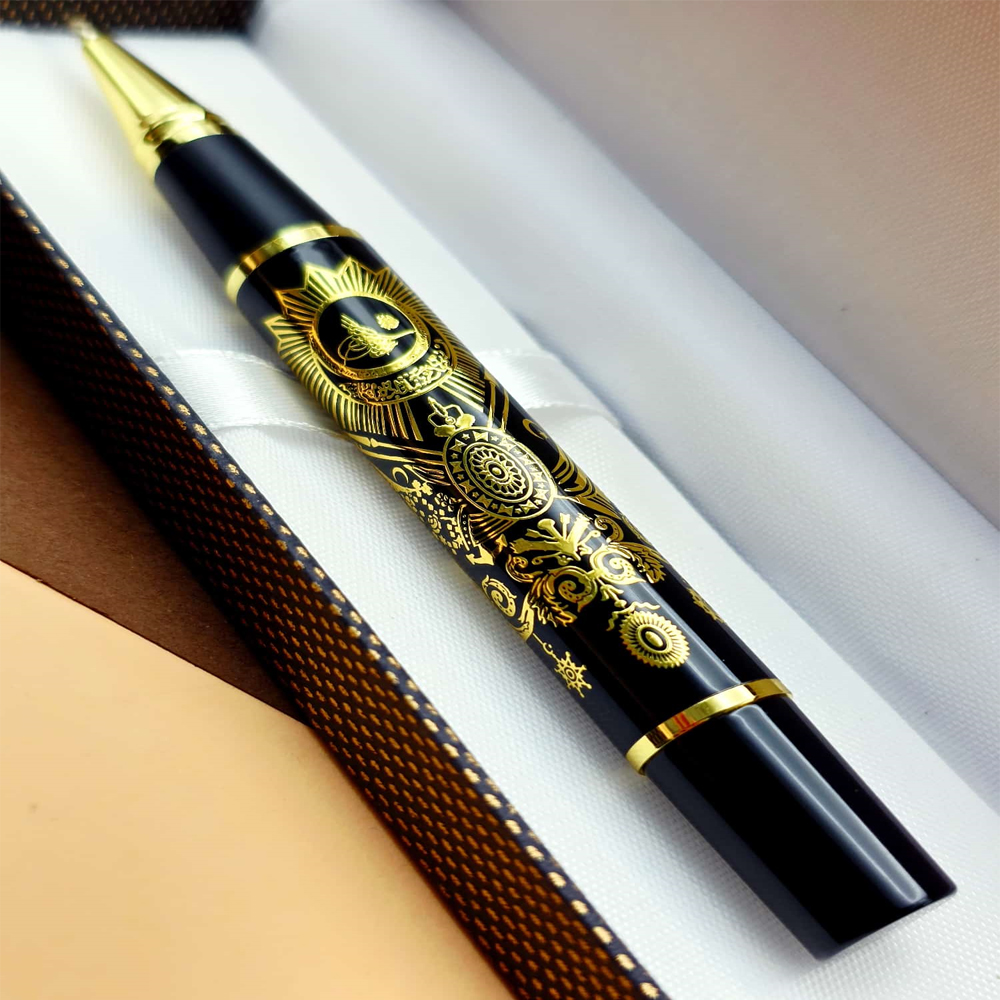 Toptan Kutulu Osmanlı Tuğralı Metal Kalem