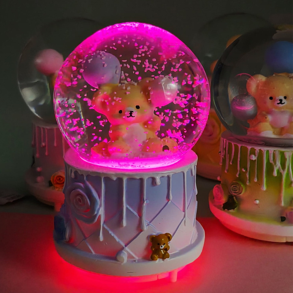 Toptan Orta Boy Sevimli Ayıcık Kar Küresi