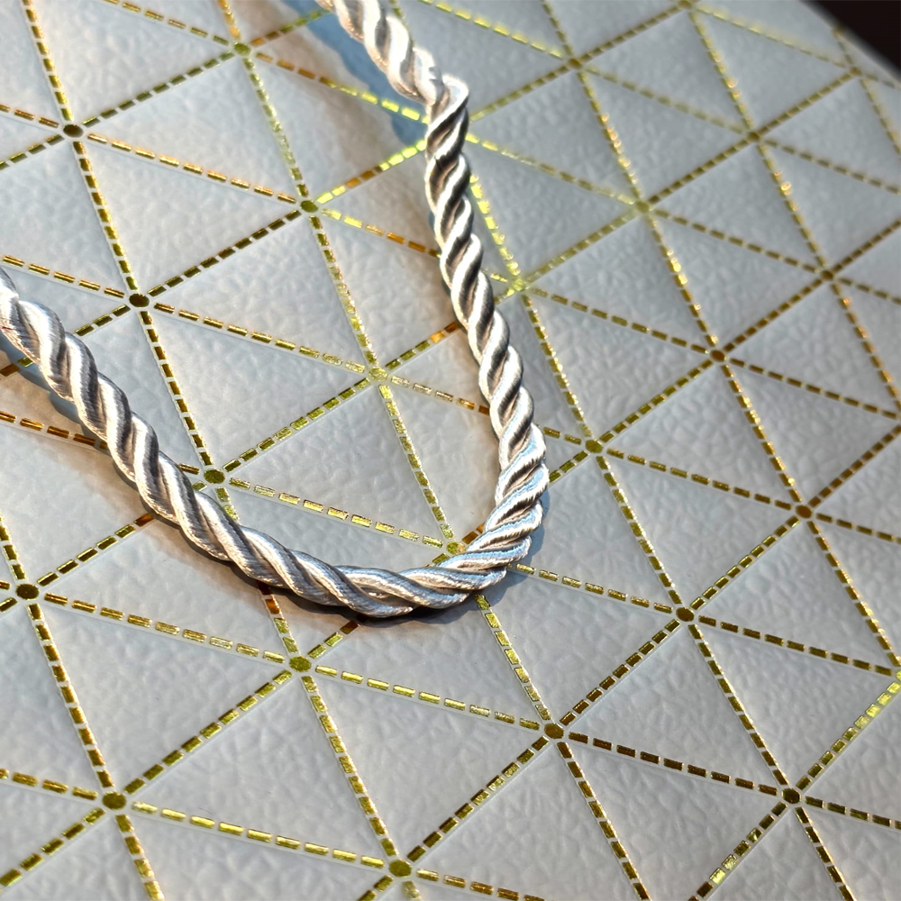 Toptan Büyük Boy Gümüş Ve Gold Desenli Karton Çanta