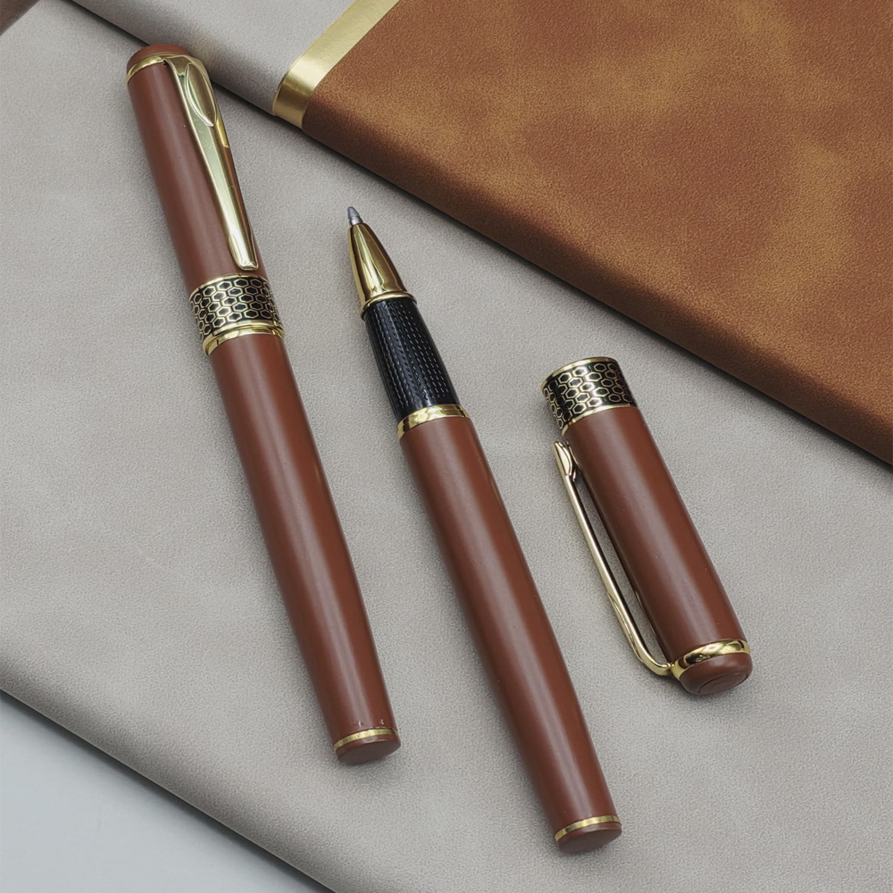 Toptan Soft Deri Defter Ve Roller Kalem Seti