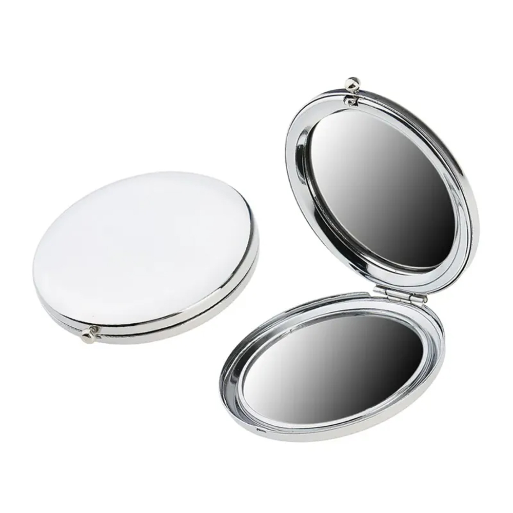 Toptan Gümüş Renk Cep Aynası