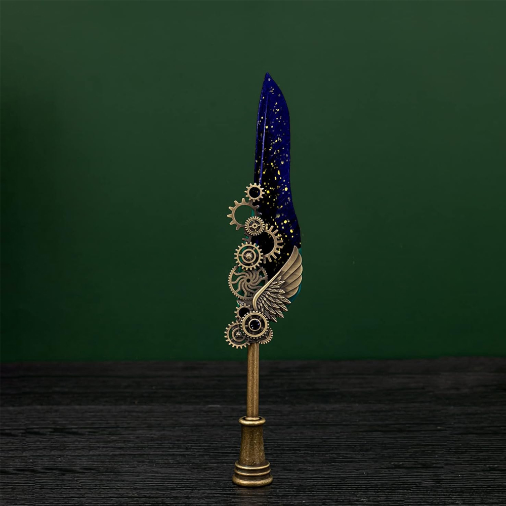 Toptan Tüylü Özel Tasarım Divit Hokka Kalem Seti