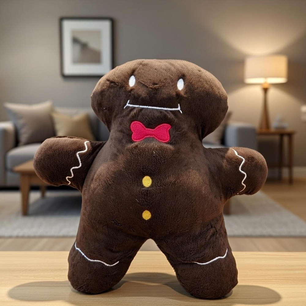 Toptan Kurabiye Adam Figürlü Peluş Yastık