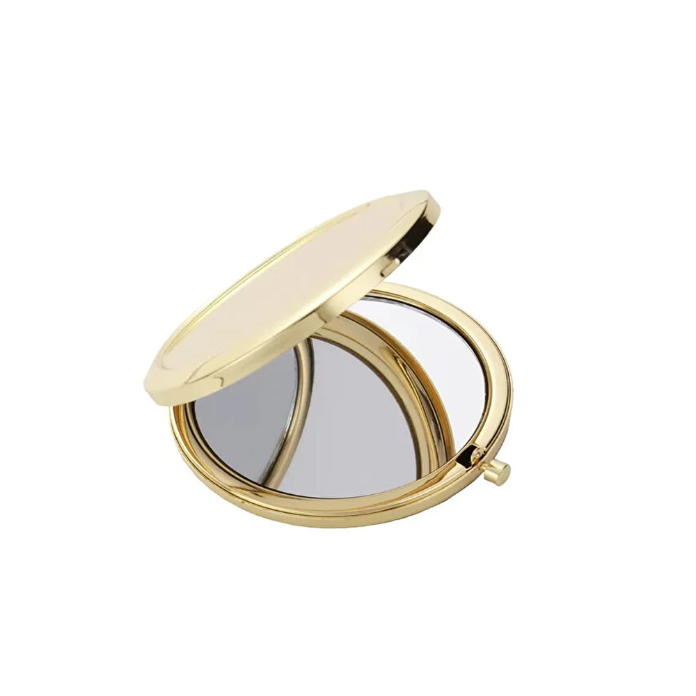 Toptan Gold Kapaklı Makyaj Cep Aynası
