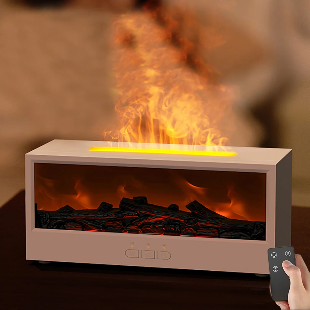 Toptan Şömine Görünümlü Alev Efektli Hava Nemlendirici