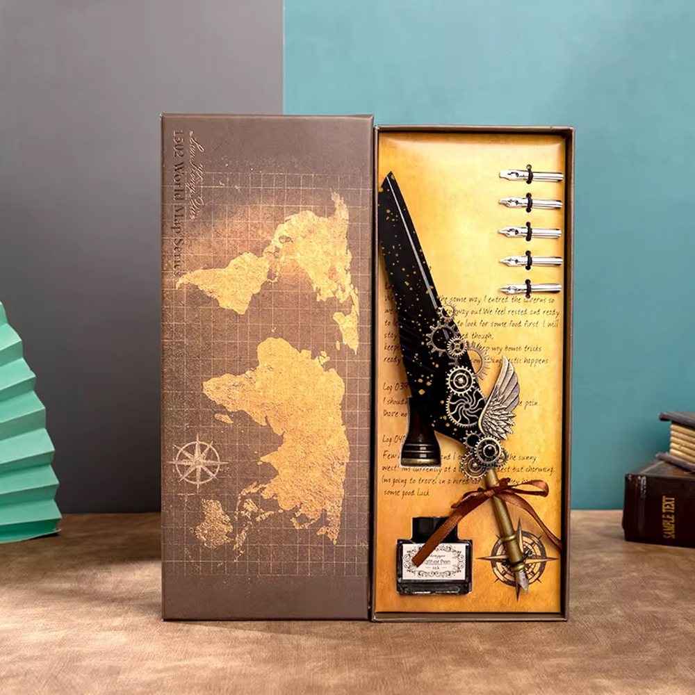 Toptan Siyah Mürekkepli Divit Kalem Seti