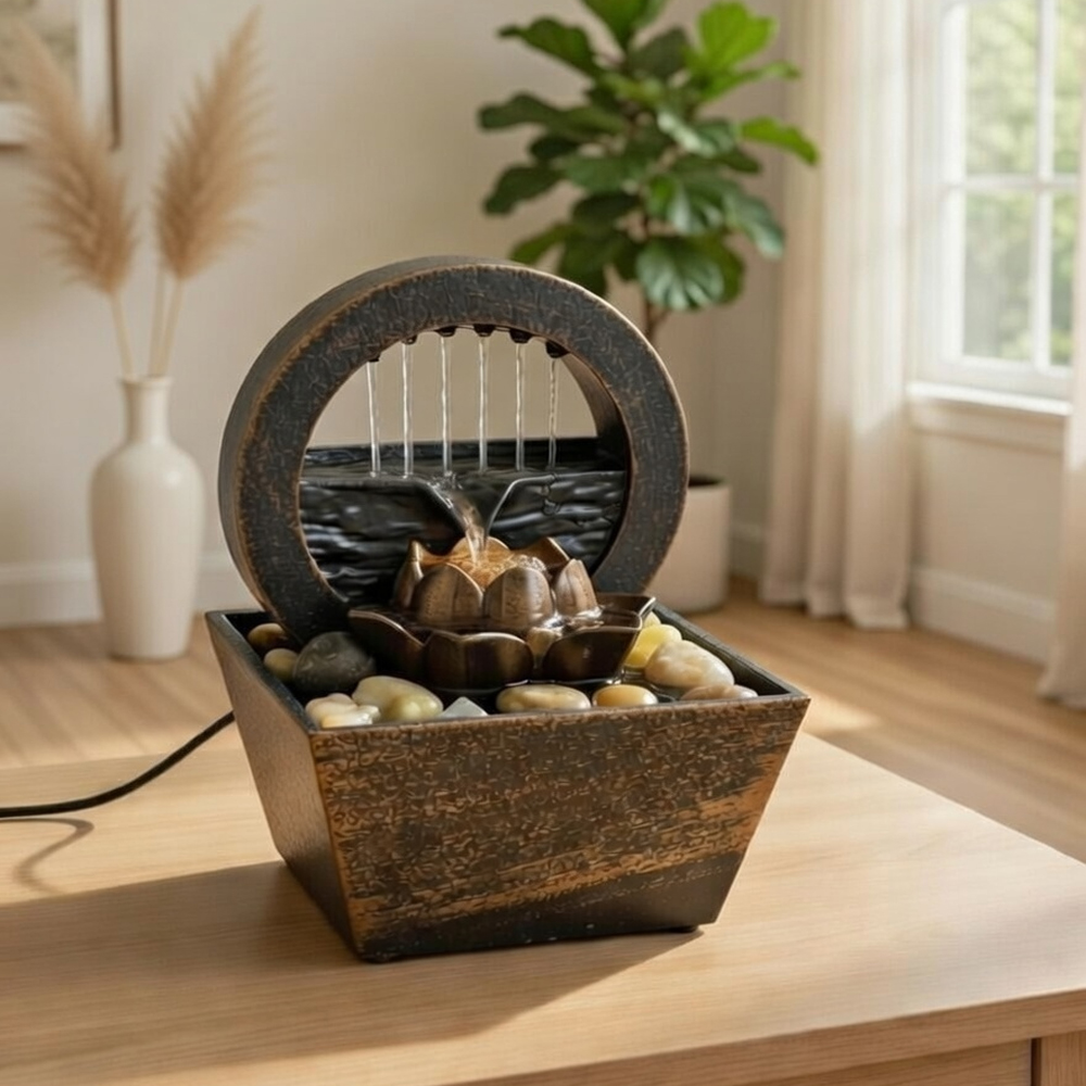 Toptan Dekoratif Masaüstü Su Şelalesi