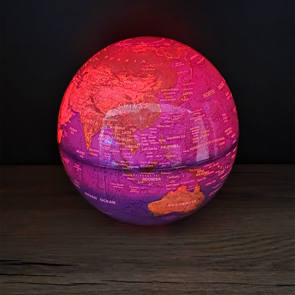 Toptan Pilli Işıklı Dönen Dünya Küresi