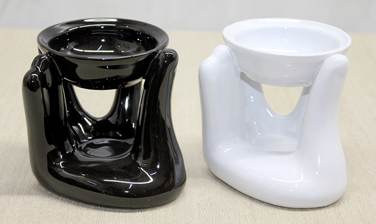 El Tasarımı seramik Buhurdanlık ALK1136