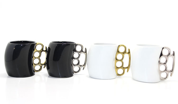 Porselen Muşta Tasarımlı Kupa Bardak Yalk339