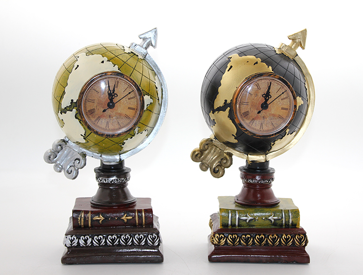 Polyester Saatli Dünya Küre Alk2832