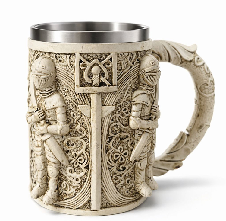 Paslanmaz Çelik Şovalye Kupa Bardak Alk2589