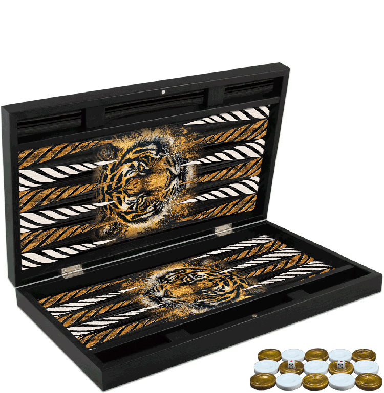 Özel  Trendy Kaplan Tasarımı Tavla