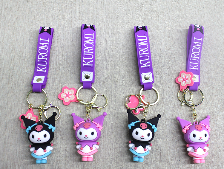 Kuromi Silikon Anahtarlık Alk4259