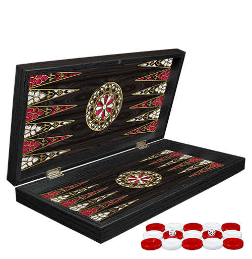 Klasik Sedef İşlemeli Tavla 2