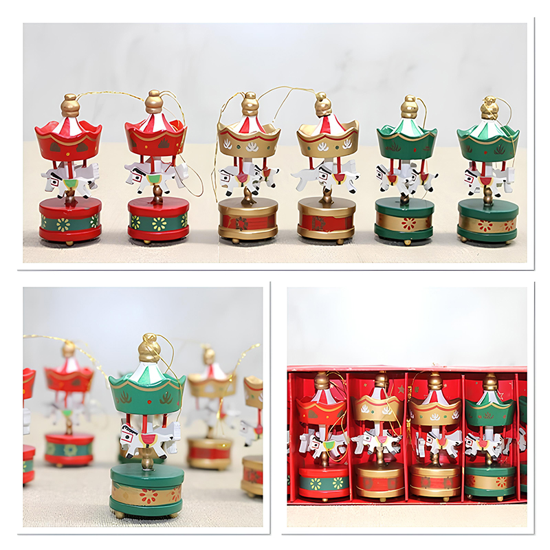 Ahşap 6'Lı Dekoratif Atlı Karınca Alk4395