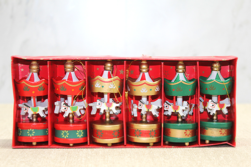 Ahşap 6'Lı Dekoratif Atlı Karınca Alk4395