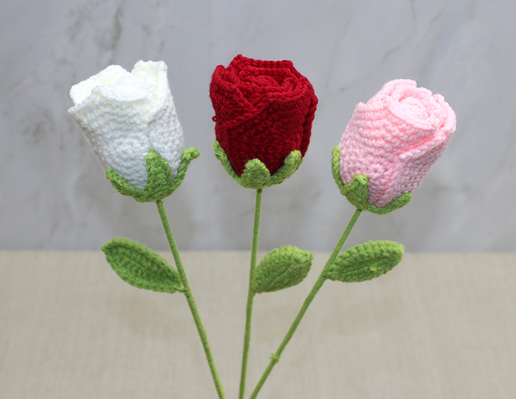 El Örgüsü Tekli Gül Alk4972