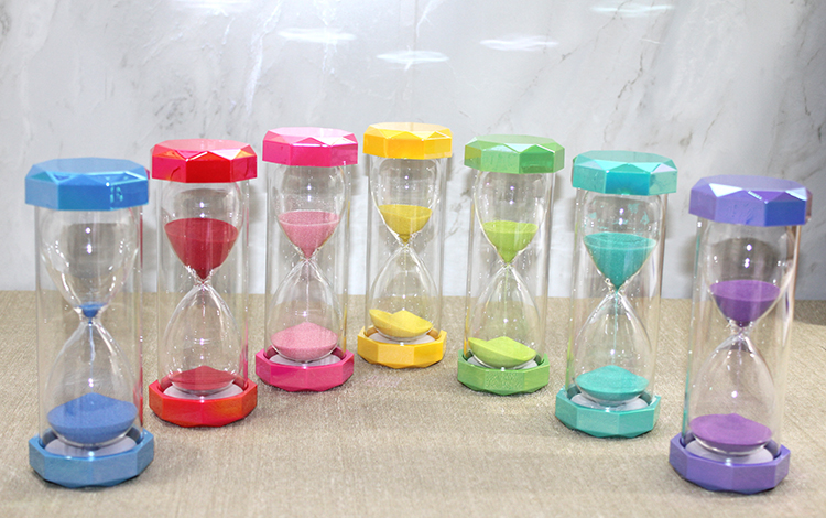 Plastik Çerceveli Renkli 30 Dk Kumsaati Alk4565