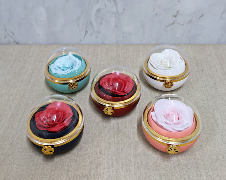 Romantik  Gül Yüzük Kutusu Kubbe ALK5009