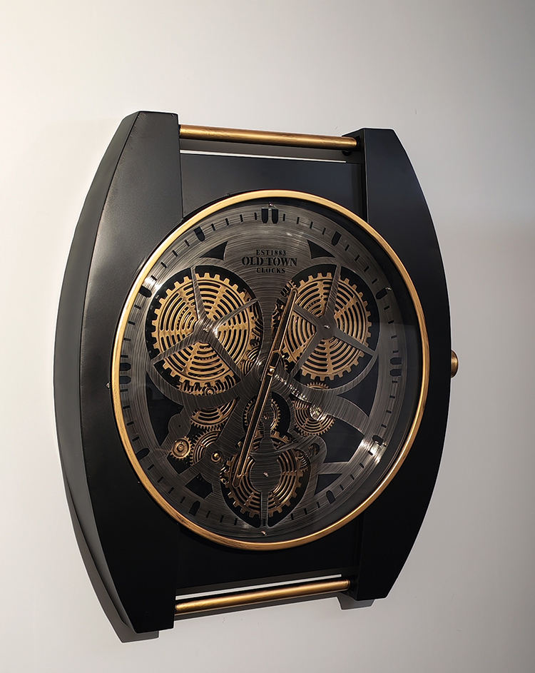 Özel Tasarım Metal Çarklı Duvar Saati Alk4838