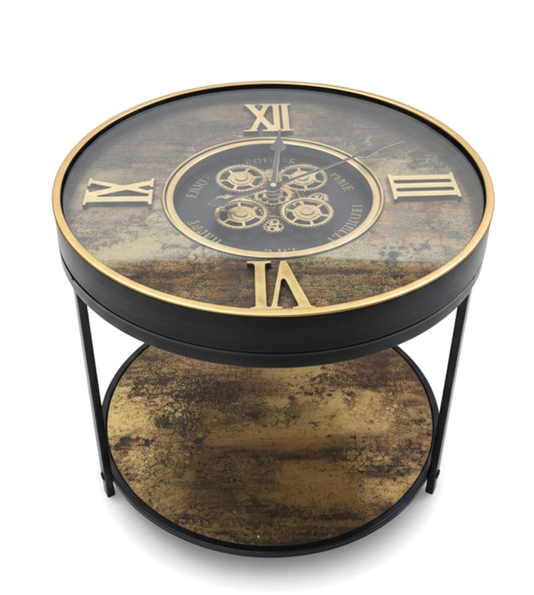 Metal Çarklı Sehpa Saat Alk5126