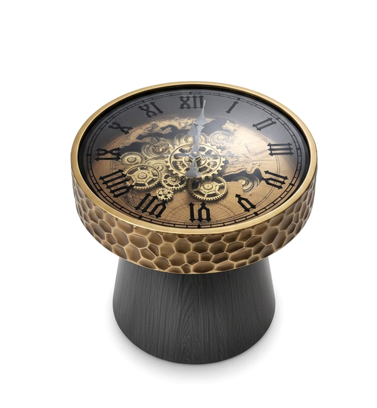 Metal Çarklı Sehpa Saat Alk4842